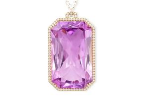 Pendant with a Kunzite